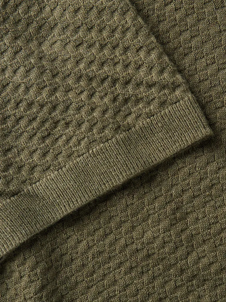 Arlo Sweater Polo- Cilantro Taylor Stitch Shirts