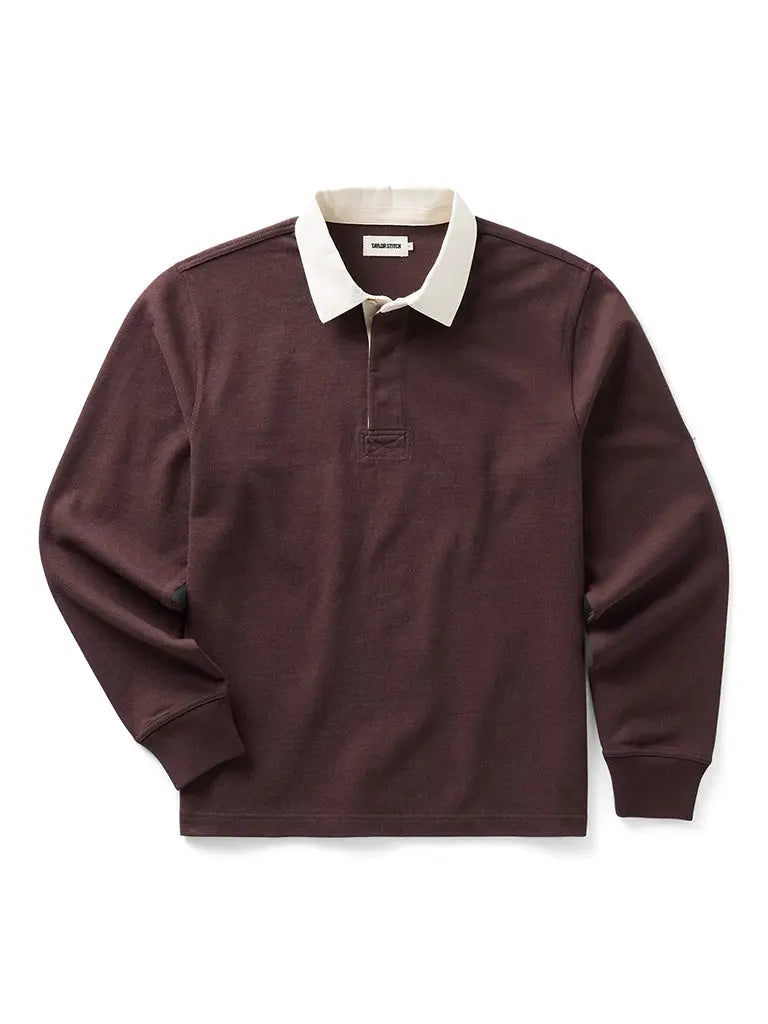 Rugby Shirt- Burgundy Taylor Stitch Shirts