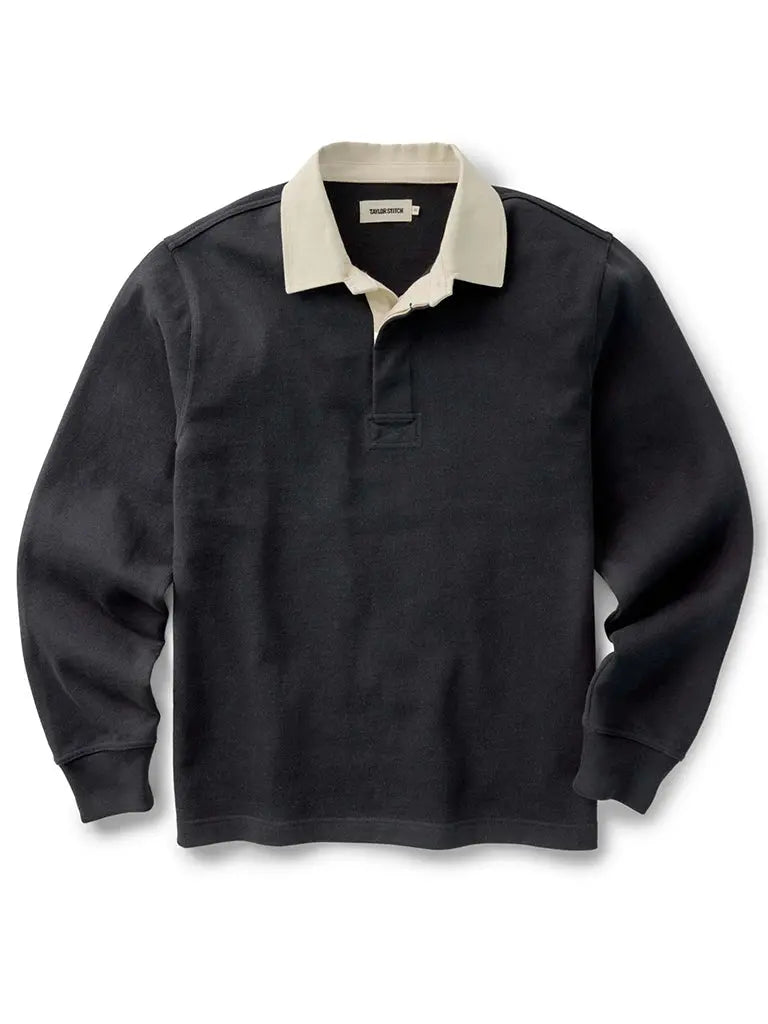 Rugby Shirt- Coal Taylor Stitch Shirts