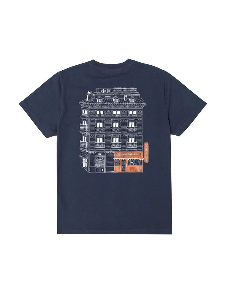 Music Center Tee- Navy Edmmond Studios Tee Shirts