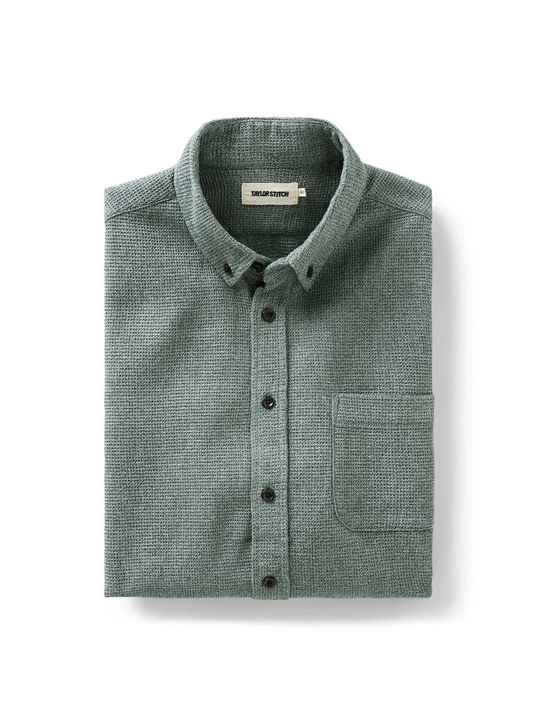 Jack Shirt- Pine Twist Waffle Taylor Stitch Shirts