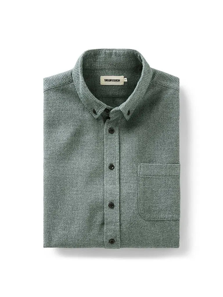 Jack Shirt- Pine Twist Waffle Taylor Stitch Shirts