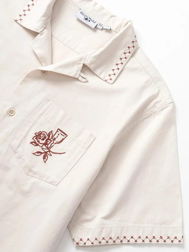 Border Shirt- Off White Service Works Shirts