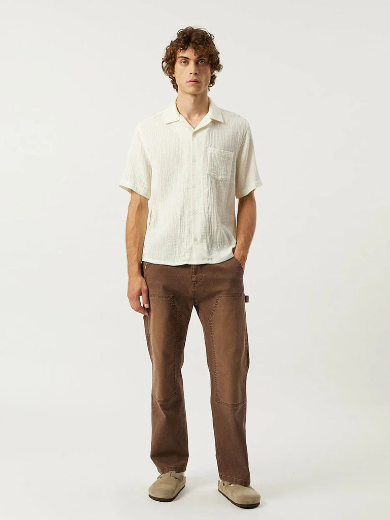 Double Cloth SS Shirt- Natural Corridor Shirts