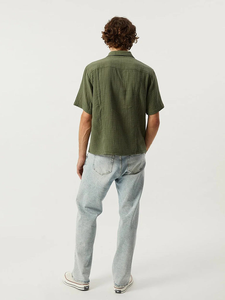 Double Cloth SS Shirt- Army Corridor Shirts