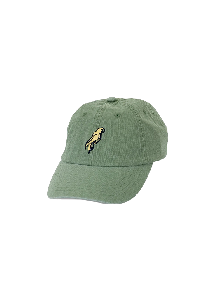 Goss Brothers Paradise Bird Cap- Green Folk Hats