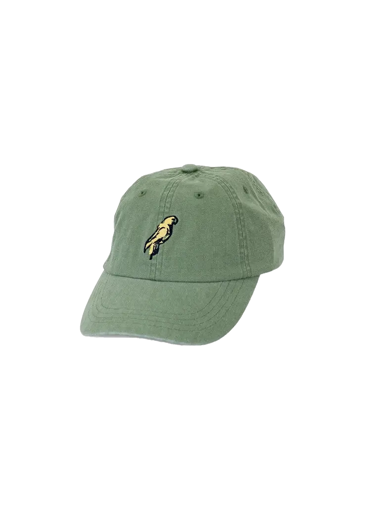 Goss Brothers Paradise Bird Cap- Green Folk Hats