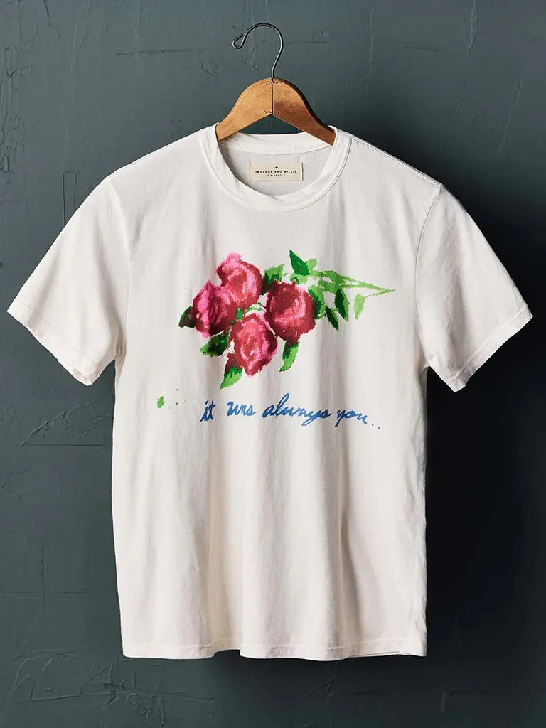 "Always You" Tee- White Imogene + Willie Tee Shirts
