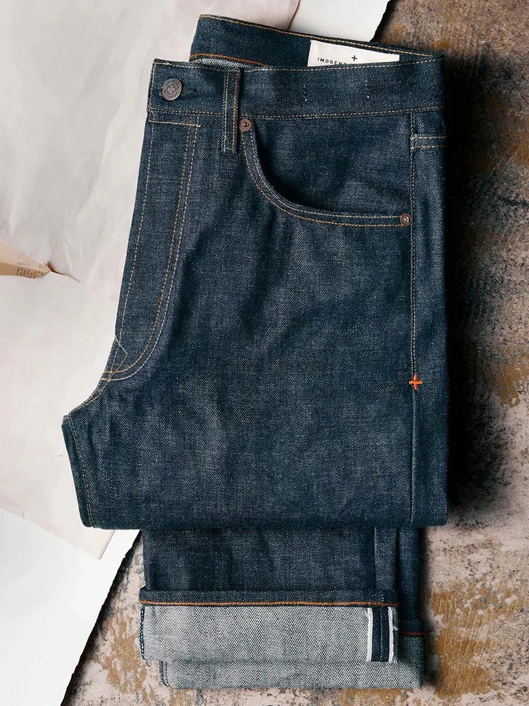 "Lewis" Jeans- Indigo Rigid JP Imogene + Willie Denim