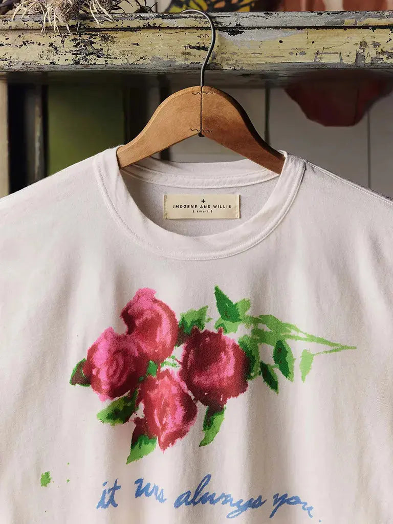"Always You" Tee- White Imogene + Willie Tee Shirts
