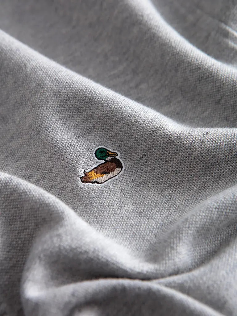 Duck Polo LS- Grey Melange Edmmond Studios Shirts