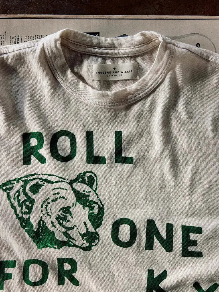 "Roll One" Tee- White Imogene + Willie Tee Shirts
