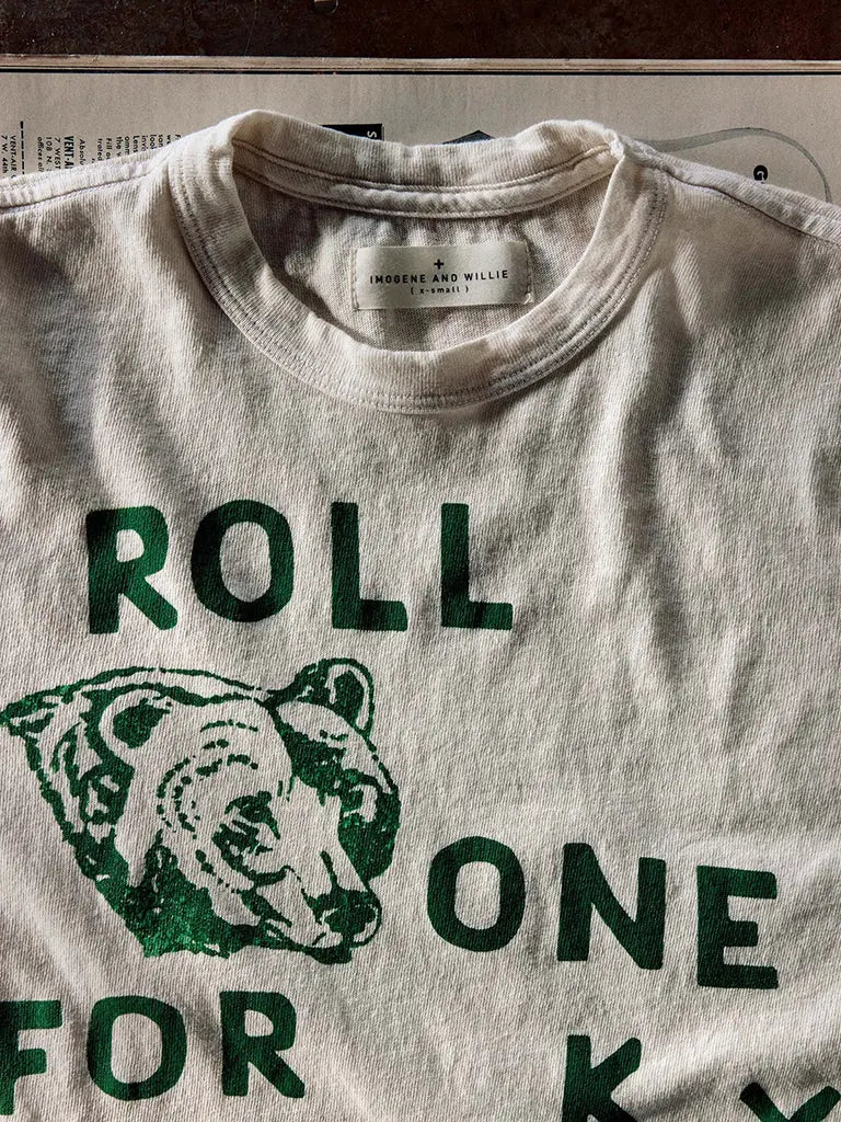 "Roll One" Tee- White Imogene + Willie Tee Shirts