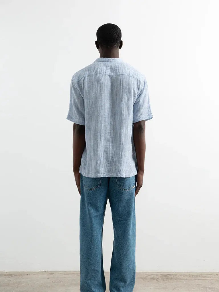 Western Shirt- Blue Edmmond Studios Shirts
