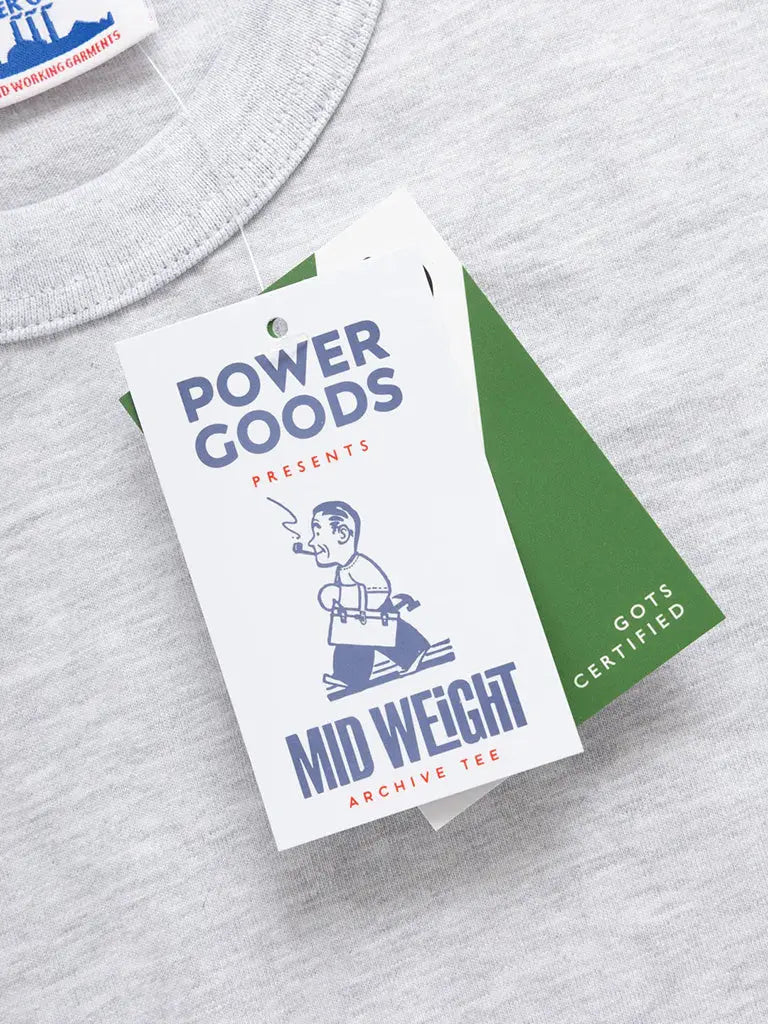 Archive Tee- Ash Power Goods Tee Shirts