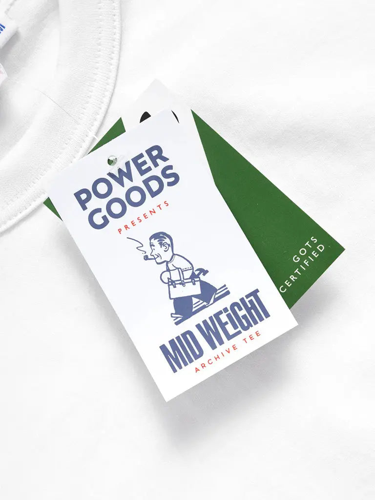Archive Tee- White Power Goods Tee Shirts