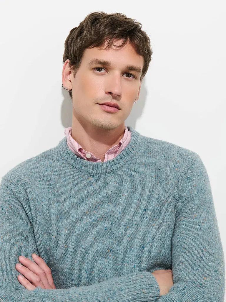 Donegal Crewneck- Sea Mist Alex Mill Sweaters