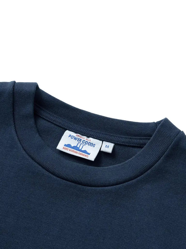 Super Weight Tee- Navy Blue Power Goods Tee Shirts