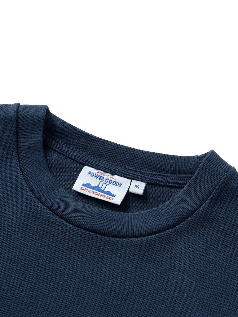 Super Weight Tee- Navy Blue Power Goods Tee Shirts