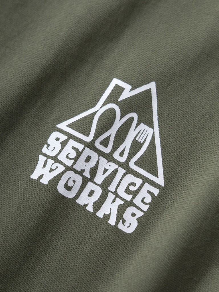 Home Comforts Tee- Olive Service Works Tee Shirts
