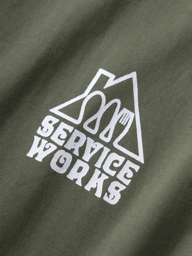 Home Comforts Tee- Olive Service Works Tee Shirts