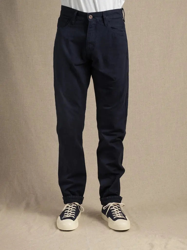 Relaxed 5 Pocket- Canvas Dark Blue C.O.F. Studio Pants