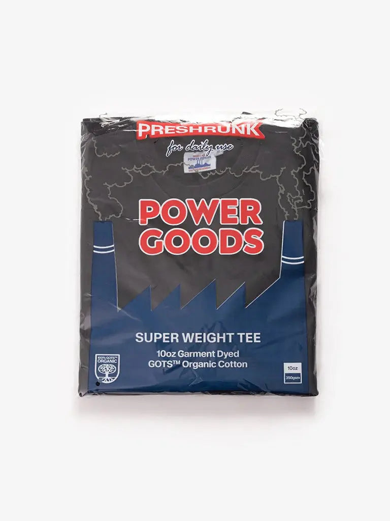 Super Weight Tee- Navy Blue Power Goods Tee Shirts