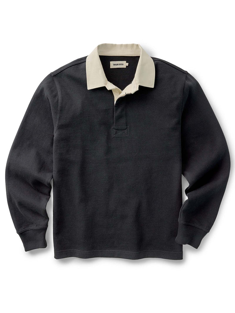 Rugby Shirt- Coal Taylor Stitch Shirts