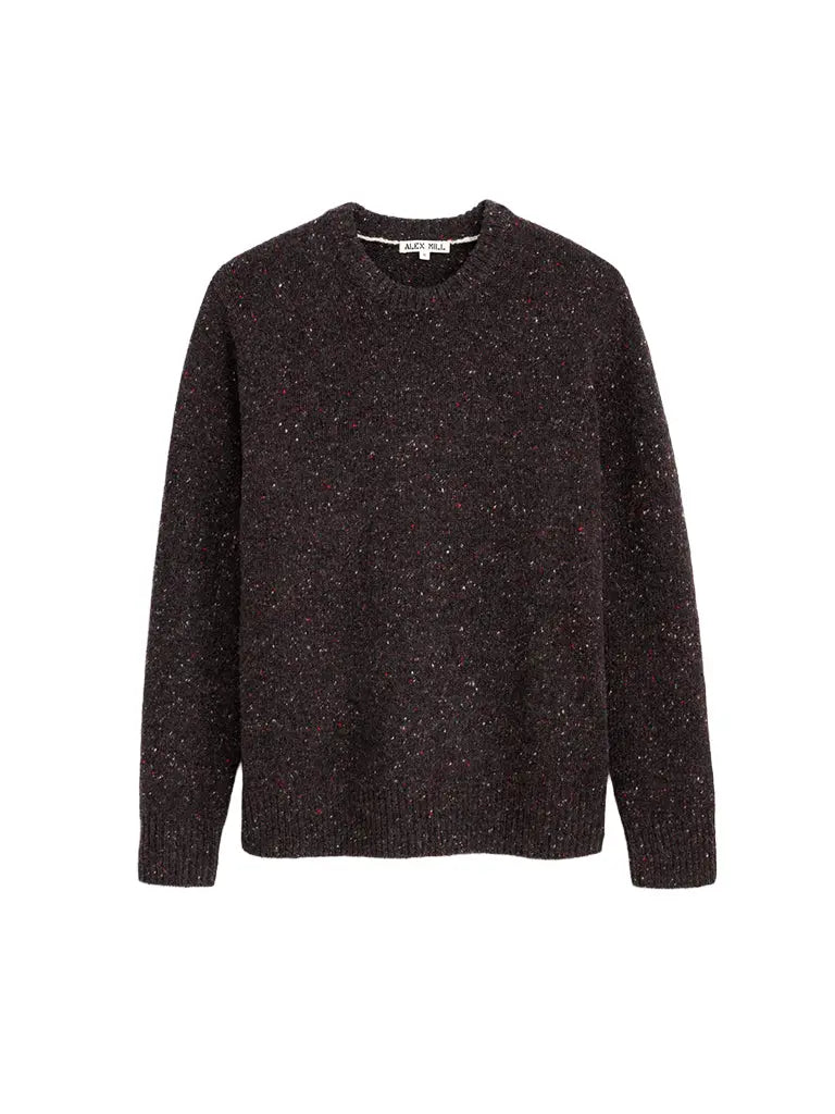 Donegal Crewneck- Pinot Noir Alex Mill Sweaters