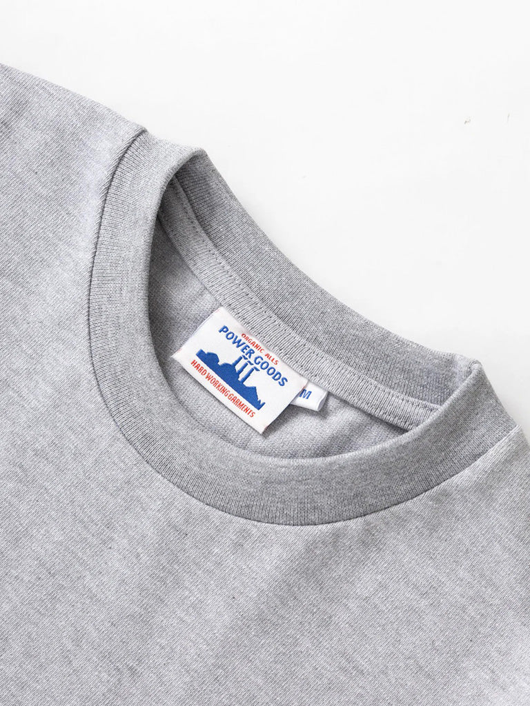 Super Weight Tee- Heather Grey Power Goods Tee Shirts