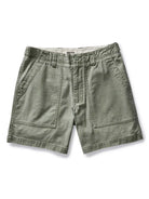 Surplus Short- Feild Olive Reverse Sateen Taylor Stitch