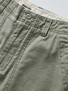 Surplus Short- Feild Olive Reverse Sateen Taylor Stitch