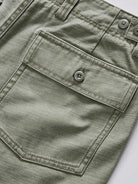 Surplus Short- Feild Olive Reverse Sateen Taylor Stitch