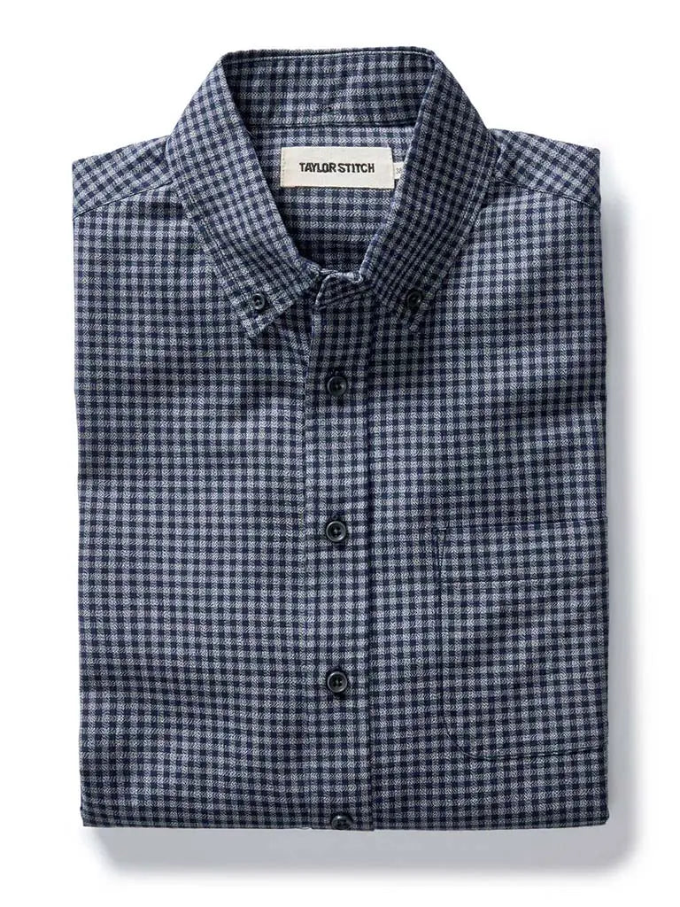 Jack Shirt- Marine Check Taylor Stitch