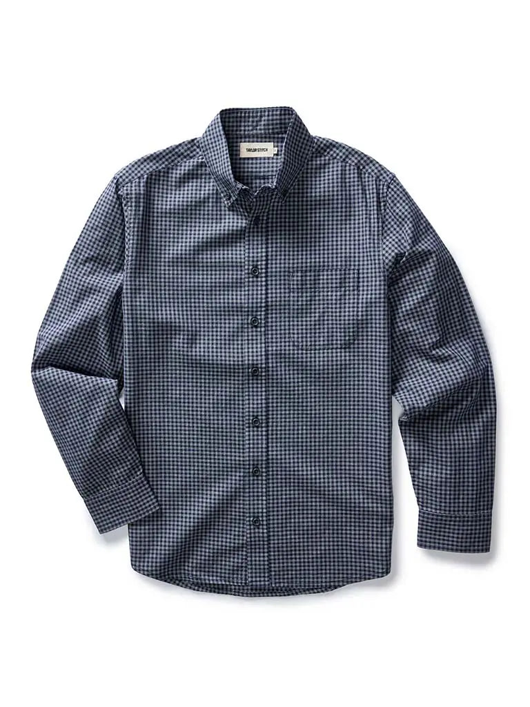 Jack Shirt- Marine Check Taylor Stitch