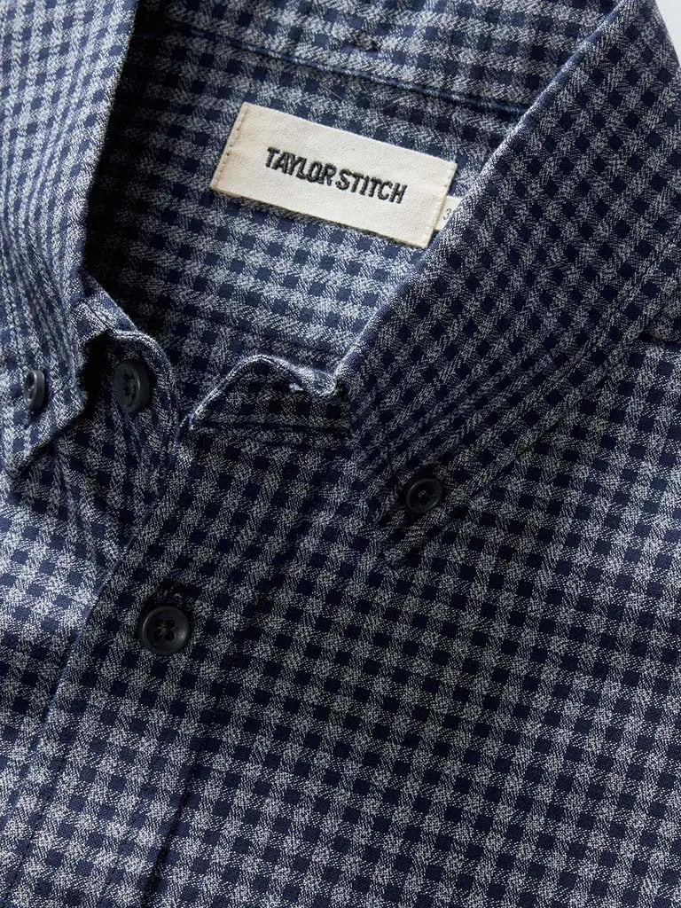 Jack Shirt- Marine Check Taylor Stitch
