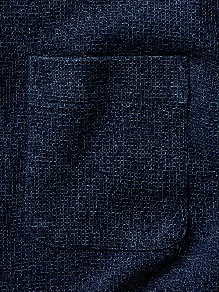 Jack Shirt- Rinsed Indigo Waffle Taylor Stitch Shirts