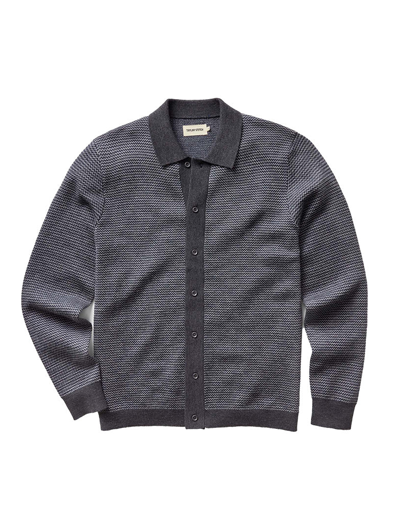 The Nichols- Navy Birdseye Taylor Stitch Sweaters