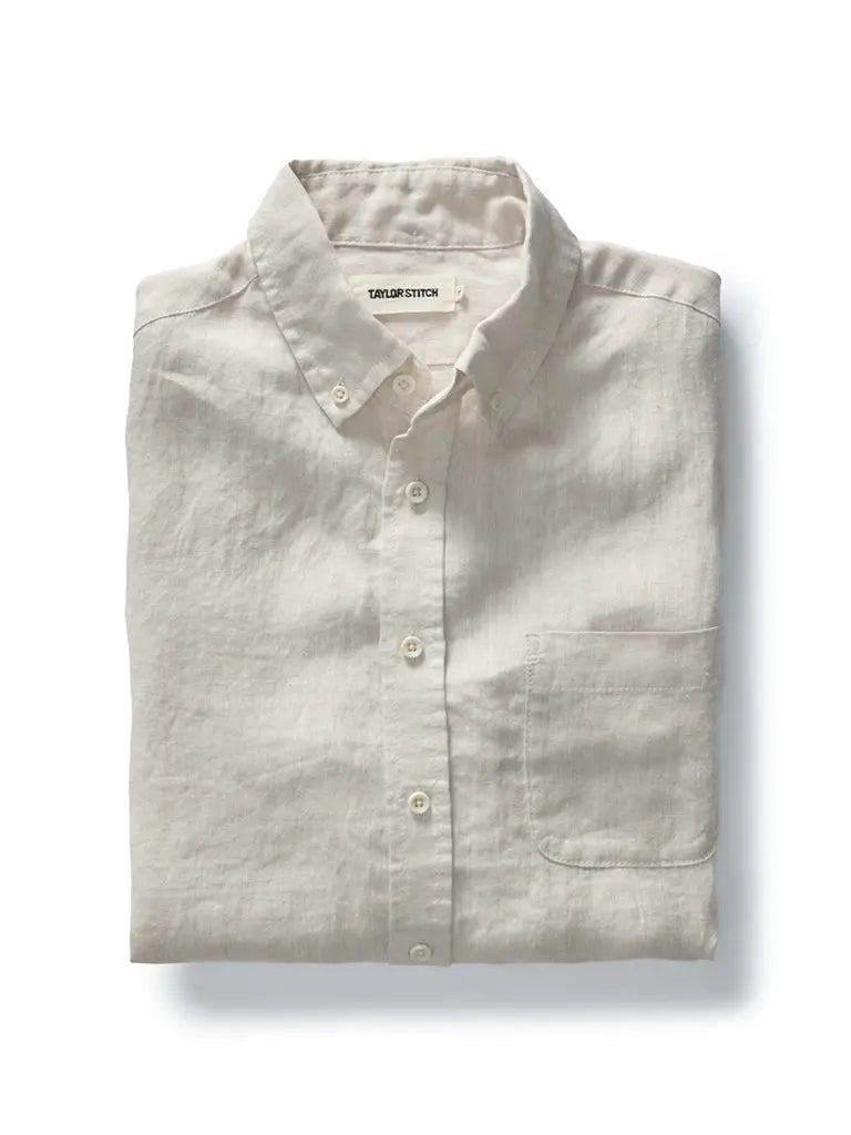 Jack Shirt- Flax Linen Taylor Stitch