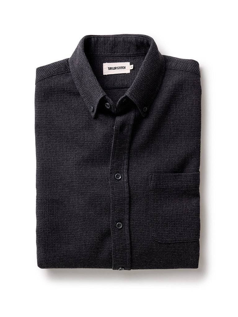 Jack Shirt- Coal Waffle Taylor Stitch Shirts