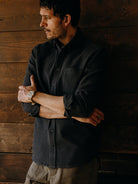 Jack Shirt- Coal Waffle Taylor Stitch Shirts