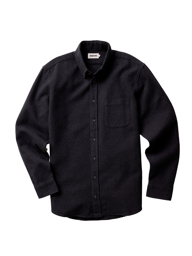 Jack Shirt- Coal Waffle Taylor Stitch Shirts