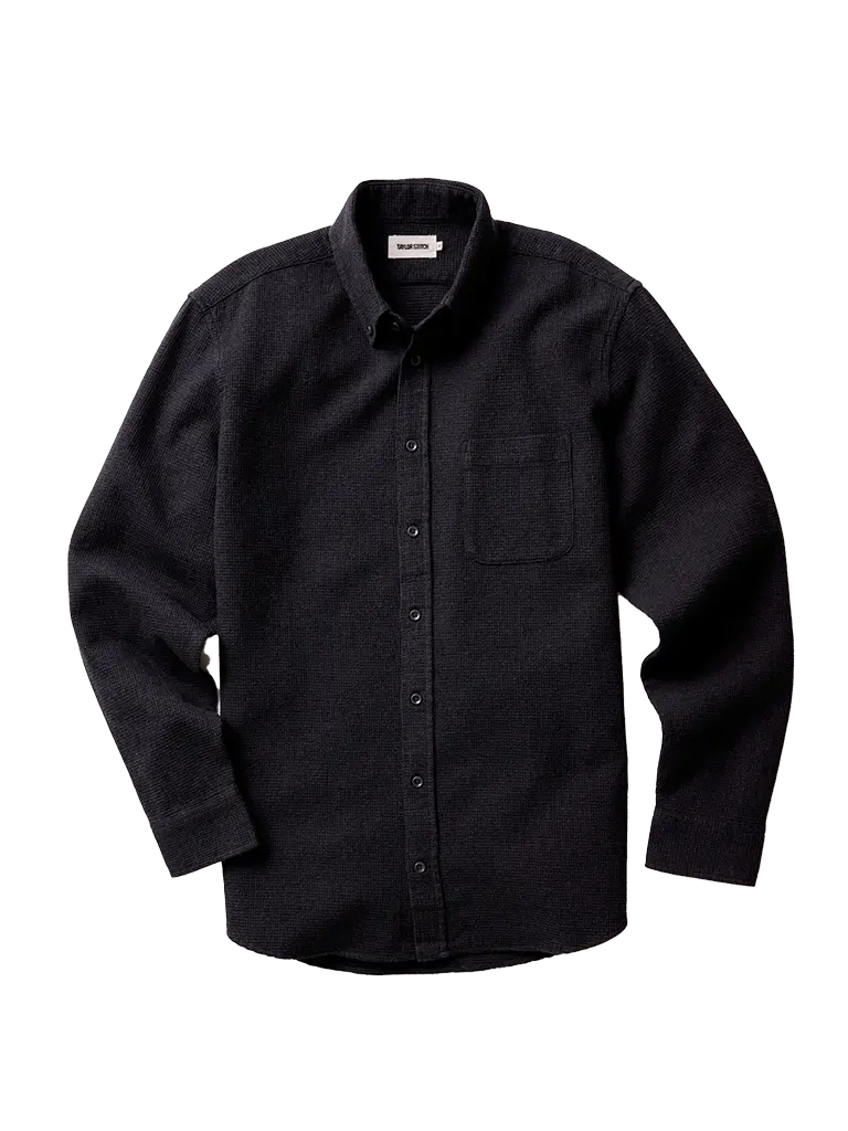 Jack Shirt- Coal Waffle Taylor Stitch Shirts