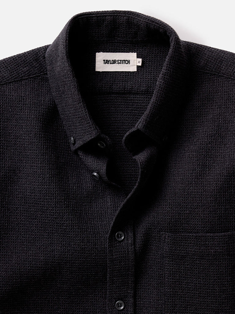 Jack Shirt- Coal Waffle Taylor Stitch Shirts