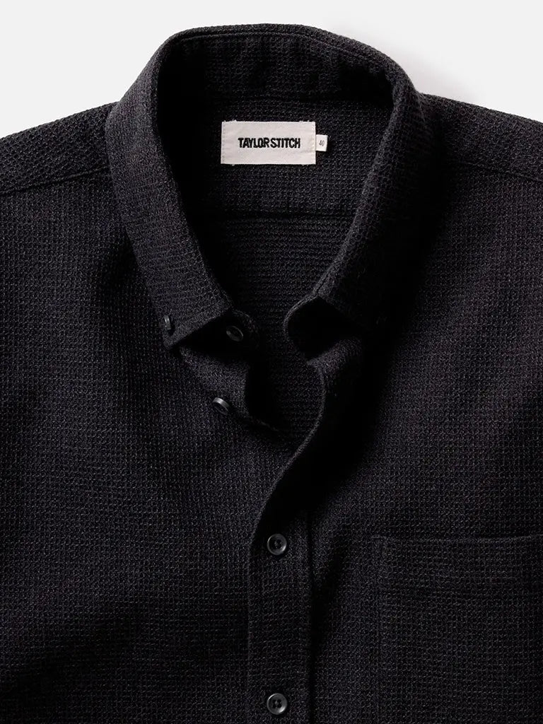 Jack Shirt- Coal Waffle Taylor Stitch Shirts