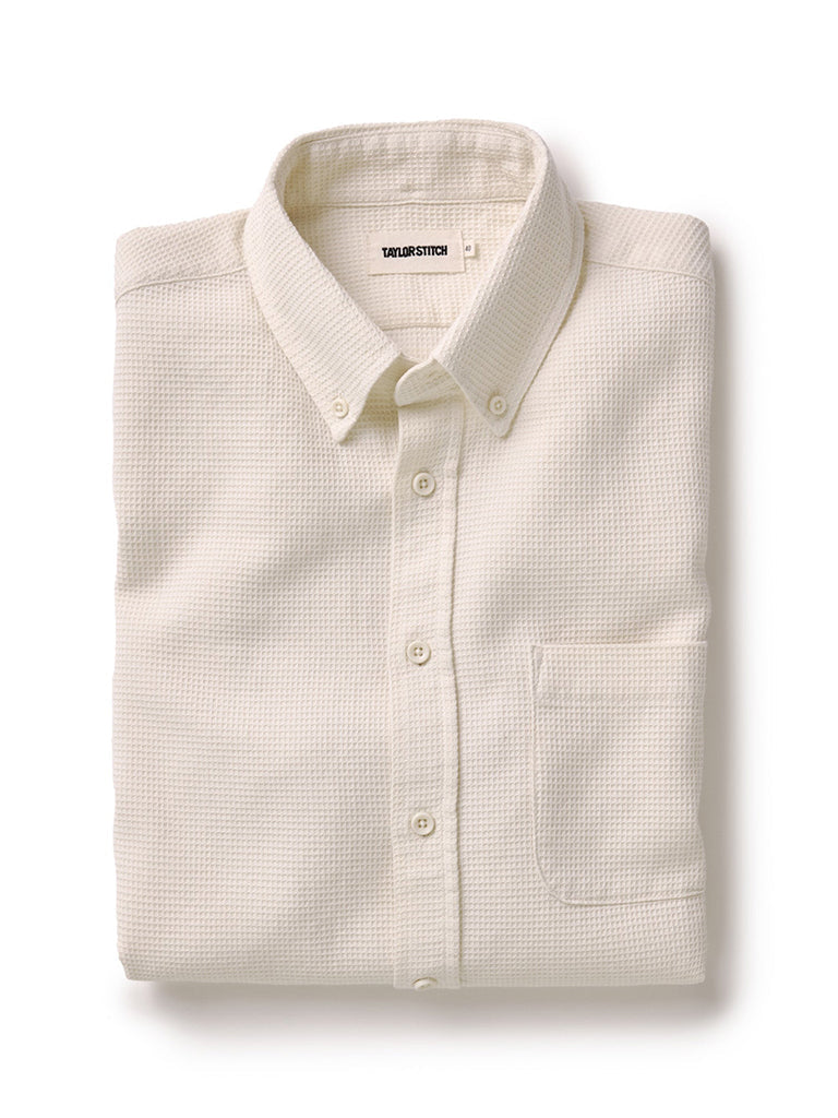 Jack Shirt- Natural Waffle Taylor Stitch Shirts