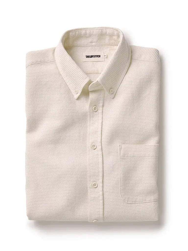 Jack Shirt- Natural Waffle Taylor Stitch Shirts