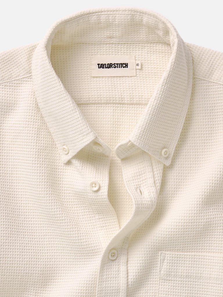Jack Shirt- Natural Waffle Taylor Stitch Shirts