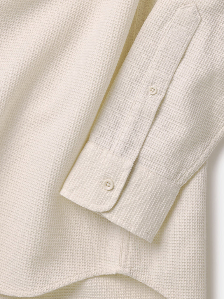 Jack Shirt- Natural Waffle Taylor Stitch Shirts