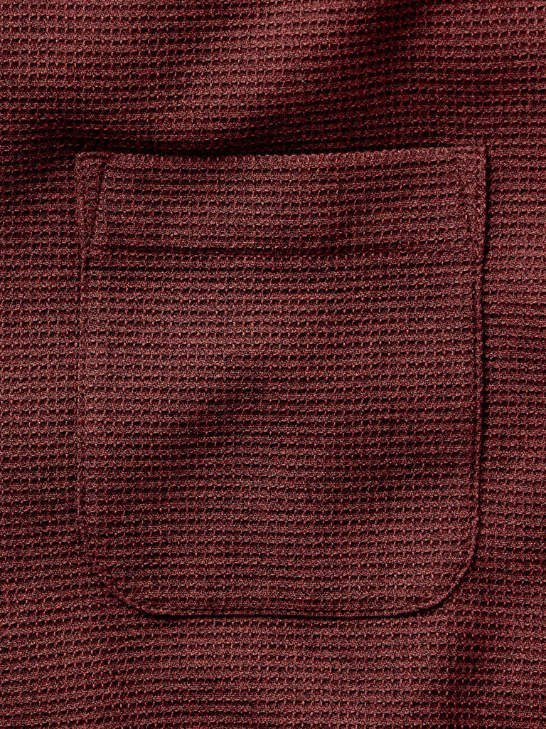 Jack Shirt- Burgundy Waffle Taylor Stitch Shirts